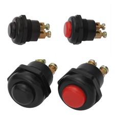 12V KFZ Drucktaster 25A Druckknopf Taster Schalter Starter Anlasser Hupe