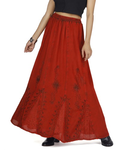 Bestickter boho hippierock - bestickter,