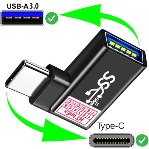 Adapter usb 90 - usb-c, a