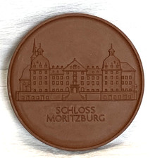DDR Porzellan Medaille Meissen