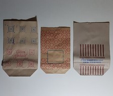 3x Papiertüte Einkaufstüte DDR Konsum HO Konvolut #003