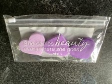 Neu OVP Jafra Herz-Kosmetikschwämmchen Schwamm Reinigung 3er Set Jafra