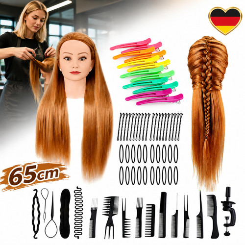 Frisierkopf echthaar - 26",