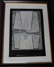 Heinz Friedrich Kirchner 1926-2000, Graue Komposition, Gouache, um 1960