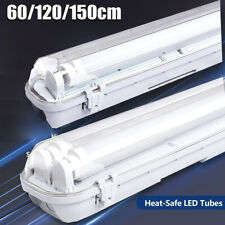 LED Feuchtraumleuchte Wannenleuchte 60/120/150cm Keller Decken Werkstattlampe