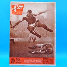 DDR Sport im Bild Nr. 23/1957 Brandenburg Fußball Eishockey Radsport Rodelsport