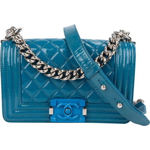 Chanel quilted patent leather - chanel,
