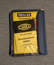 Meiller Dreiseiten Kipper Betriebsanleitung Nr. 101/0 Ersatzteilliste Scheckheft