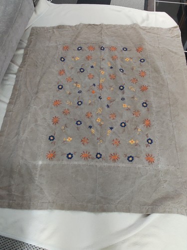 Tischdecke leinen braun 140 - leinen,