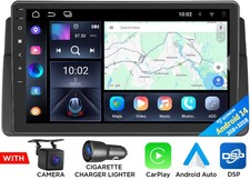 Für BMW E46 9" Android Auto 14 Autoradio Navi CarPlay WiFi Radio Bluetooth Audio