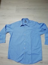 BARISAL Herrenhemd Gr.52 Klass Hw 41 Bleu Langarm Comfort Fit L Baumwoll Natur