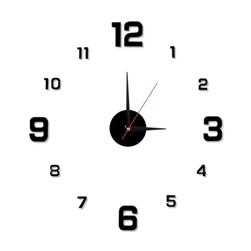 Wanduhr deko schwarz design - wanduhr,