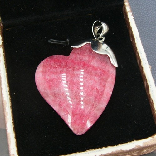 Rhodochrosite anhänger herz - anhänger,