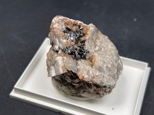 Manganit xx auf Calcit aus