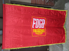 DDR Ehrenbanner Fahne  FDGB  Gewerkschaft