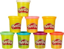 Play-Doh 8er Pack Knete Regenbogenfarben 8x56g Modellieren ab 2 Jahren