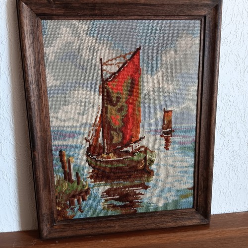 Gobelinbild handgestickt - gobelinbild,