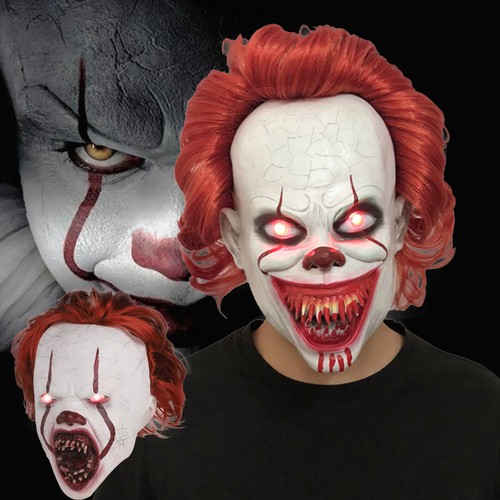 Leuchten clown maske - leuchten,