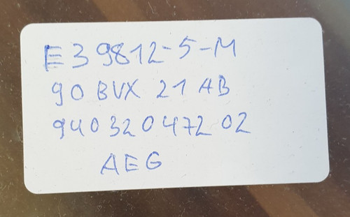 Aeg backofen ersatzteile - aeg,