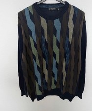 Vintage strickpullover blau - strickpullover,