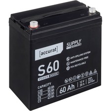 AGM Batterie 12V 60Ah Deep