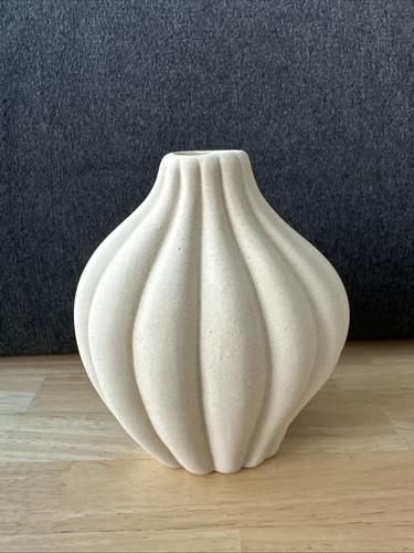 Creme keramik vase home - vase,