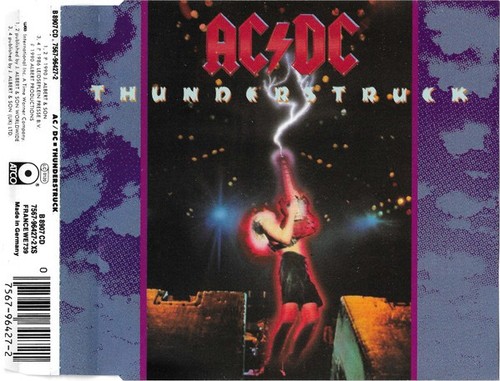 Thunderstruck cd - ac/dc,