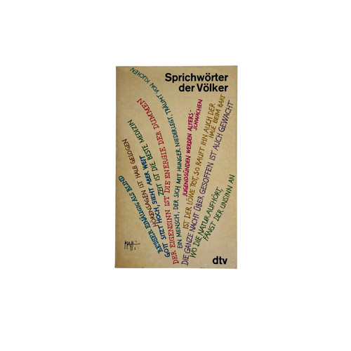 Sprichwörter der völker - der,