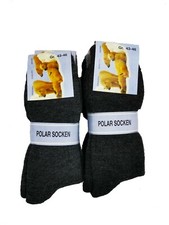 Polarsocken 3 oder 6 Paar 70% Wolle Vollplüsch warm und weich Herren