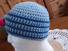 100% Merino-Wolle Häkelmütze