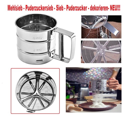 Mehlsieb puderzuckersieb - puderzuckersieb,