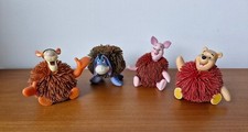 Disney Koosh Ball Winnie Pooh Puuh I-Aah Ferkel Tigger Sammler Vintage