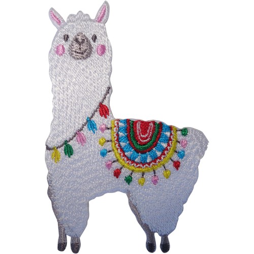 Alpaka lama patch bügelbild - lama,