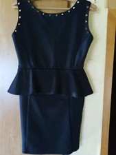 Damen Kleid Größe M/L Kleid Party Partykleid Sommerkleid mit Nieten in schwarz 