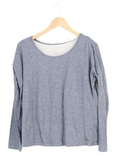 BELLYBUTTON Umstandsshirt Damen Gr. 38/M Langarm Blau Casual