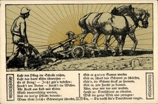 Ak Landwirtschaft, Bauer, Pflug, Gedicht, Lasst den Pflug die... - 4854082