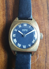 Uhr Armbanduhr - Alte Goldfarbene Ormo Mechanisch Handaufzug