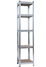 SCHULTE Regalwelt Schwerlastregal, 5 MDF-Böden, 180x40x40 cm, 150 kg/Boden, verz