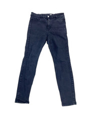 Herrenjeans; Markenlos; Gr.L; Schwarz; Denim