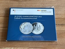 20 Euro Sammlermünze Silber 925 - Fußball-Europameisterschaft 2021
