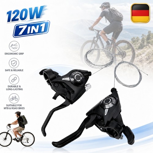 Schalthebel 3x7 fach set - schalthebel, links