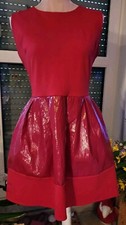 VOGUE FASHION Kleid M rot Lack
