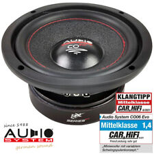 AUDIO SYSTEM CO 06 EVO 240 Watt 4 Ohm 16,5m Subwoofer Mini Auto Woofer 165mm