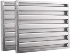 2x Edelstahl Dunstabzugshaube