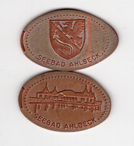 Elongated coin seebad ahlbeck - coin,