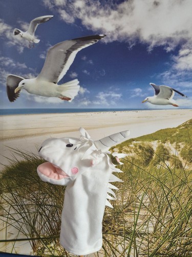 Handpuppe einhorn von ikea - einhorn,