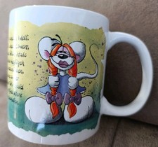 Diddl Maus Tasse Sternzeichen Becher Jungfrau Retro Depesche Kaffeetasse TOP