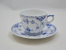 Royal Copenhagen - Musselmalet Halbspitze - Blue fluted half lace  Kaffeetasse