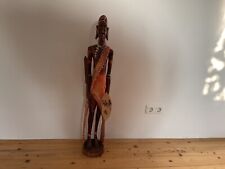 Statue Massai Krieger-Speer und Schild-Übernahme im SENEGAL-Toller Blickfang