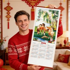 2026 Vertikaler Wandkalender